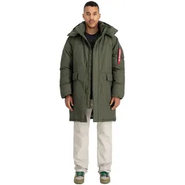 Alpha Industries Puffer Parka grün M