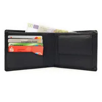 lemasi Geldbörse Herren Portemonnaie schwarz