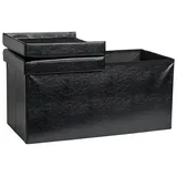 Echtwerk Sitzbank Flex Schwarz 76,0 cm