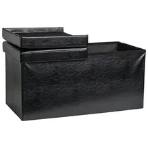 Echtwerk Sitzbank Flex Schwarz 76,0 cm