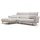 creation by rolf benz Eckcouch Chenille 2-Sitzer Grau