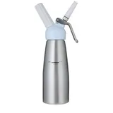 Professioneller 500-ml-sahnespender Aus Aluminium, Auslaufsicher, Mit 3 Edelstahldüsen, Küchensiphon, Sahnespender, Sahnepumpe, Geschenkidee Für Konditorei Und Dessertliebhaber