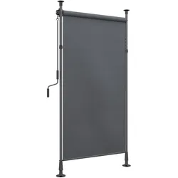 Outsunny Senkrechtmarkise Aluminium, Polyester