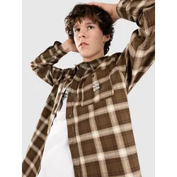 Empyre Browser Brushed Flannel Hemd brown Gr. L