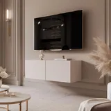 idohome TV-Lowboard 100x36x40 cm Kaschmir Holzwerkstoff