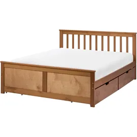 Beliani Olendon 140 x 200 cm Braun