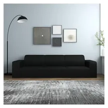 vidaXL Sofahusse 4-Sitzer Schwarz 100% Polyester