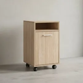 KADIMA DESIGN Sonoma Rollcontainer 33x60x38 cm braun