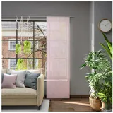 Neutex for you! Schiebegardine Libre-ECO (1 St), Paneelwagen, halbtransparent, Jacquard, nach Maß lila 60 cm x 145 cm