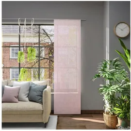 Neutex for you! Schiebegardine Libre-ECO (1 St), Paneelwagen, halbtransparent, Jacquard, nach Maß lila 60 cm x 145 cm