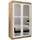 abiks möbel Schwebetürenschrank Promo 120 x 200 x 62 cm Weiß
