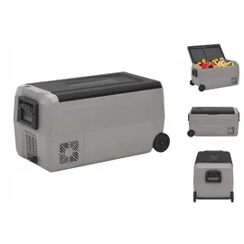 vidaXL Kühlbox Kompressor Kühlbox mit Rollen und Griff Schwarz Grau 36 L Camping Van schwarz
