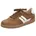 Low-Top Sneaker Braun/Weiß 44