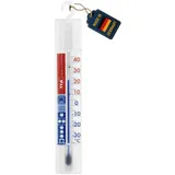 TFA Dostmann Thermometer für Kühlschrank oder Gefrierschrank, 14.4000, mit Kühlzonen, hohe Genauigkeit