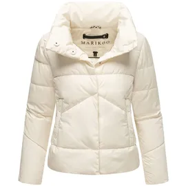 Marikoo Winterjacke "Jalliaa", Damen, Gr. L, weiß (sanftes weiß), Obermaterial: 100% Polyester. Innenseite: 100% Polyester, Jacken Winterjacke, mit schönem Steppdesign