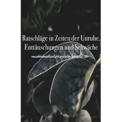 Ratschläge für jeden, der nach Rat sucht