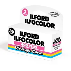Ilfocolor 400 Plus 135/36 3erPack Vintage Tone, Kleinbildfilm