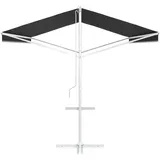 vidaXL Freistehende Markise 5 x 3 m grau