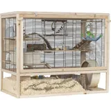 Trixie Kleintierkäfig Nagerheim 100 x 80 x 50 cm Holz