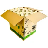 BPlanet Bambus-Toilettenpapier 48 Rollen á 280 Blatt | Nachhaltiges Bambus-Klopapier | Camping Toilettenpapier - ungebleicht, ultra weich und reißfest, plastikfrei verpackt, vegan