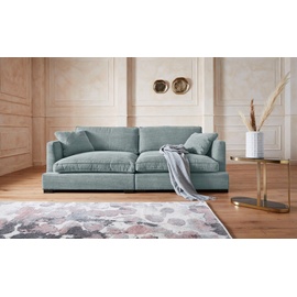 Guido Maria Kretschmer Home & Living Guido Maria Kretschmer Home&Living Big-Sofa »Annera«, weicher Sitzkomfort, mit extra tiefen Sitzflächen, Füllung mit Federn grün