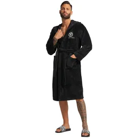 Carlo Colucci Bademantel Como IN Schwarz