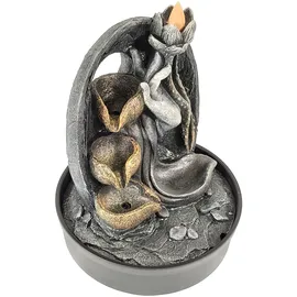 Lemodo 2 in 1 Tischbrunnen “Lotus”, Zimmerbrunnen und Räucherbrunnen vereint