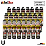 Brandschutzschaum B1 Bauschaum 24 x 750 ml Montageschaum Pistolenschaum Isolbau