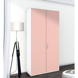 Rauch YourJoyce Drehtürenschrank Kleiderschrank 2 Türen Pastell Rose