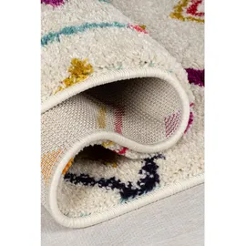 KADIMA DESIGN Moderner Berber-Teppich mit Fransen "Arun Gina" . 200x290 cm Kadima Design