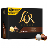 600 FORZA L'OR Espresso-Kaffeekapseln – Nespresso-kompatible Aluminiumkapseln