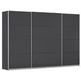Rauch »Kleiderschrank Schrank Garderobe AGORDO mit Dekor- oder Hochglanzfront«, (in zwei Griff-Farben), durchdachte Innenausstattung, in 4 Breiten und 2 Höhen MADE IN GERMANY, grau