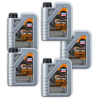 5x 1L LIQUI MOLY 3706 Motoröl Top Tec 4200 5W-30 Motorenöl Leichtlauf Motor Öl