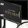 Royal Catering Wagen für Popcornmaschine Popcorntrolley 2 Bremsen schwarz & golden