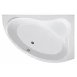 hak Handelsagentur Koch ORAVA Badewanne 150x90x38cm ohne Füße, weiß