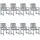 vidaXL Gartenstuhl 59,1 x 57 x 52,5 cm grau 8 St.