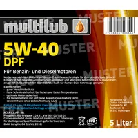 Multilub Motoröl 5W-40 DPF 5L