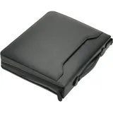 Alassio Schreibmappe BERGAMO 31506 37x31x6,5cm Lederimitat schwarz,
