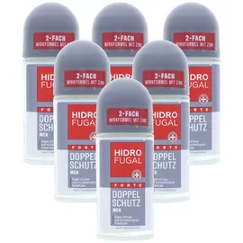 Hidrofugal Men Forte Doppel Schutz Deo Roll On 6 x 50 ml