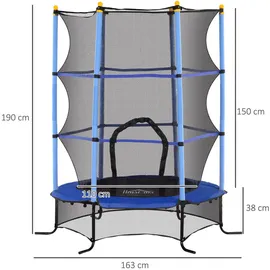 Homcom Kindertrampolin Stahl, Kunststoff