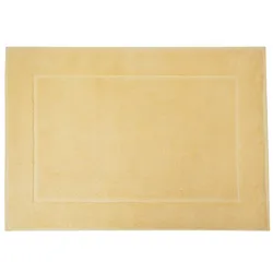Badematte FRAMSOHN FROTTIER "Uni Basic Hotelmatte" Gr. 4, gelb (lemon), H:11mm, Baumwolle, Badematten, große Farbpalette, Hergestellt in Österreich, Badezimmerteppich