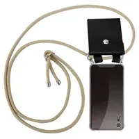 Cadorabo Schutzhülle für Sony Xperia XZ / XZs Hülle in Braun Handy Kette Kordel abnehmbares Etui