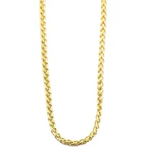 Adelia's Kordelkette Unisex Edelstahl Gold 60 cm
