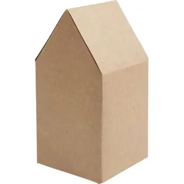 Rico Design Adventskalender PAPER POETRY PAPPHÄUSER VORGESTANZT - 24 Stück - Braun - Braun