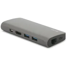 LMP USB-C Travel Dock 4K 9 Port, Space Gray, 18641, spacegrau