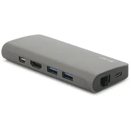 LMP USB-C Travel Dock 4K 9 Port, Space Gray, 18641, spacegrau