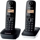 Panasonic Dect Duo Pack Schnurloses Festnetztelefon Schwarz One Size / EU Plug 220V Schwarz One Size - Schwarz