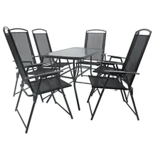 VCM Gartenmöbel Set 110 7-tlg. 918144