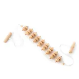 TUULI Accessories Massage Massagegerät Rücken Massageroller Rückenmassagegerät mit Grif Roller aus Holz 120 cm (Rollfläche 40 x 7 cm)
