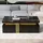 stilvora Couchtisch Schwarz MDF 100 x 40 x 50 cm